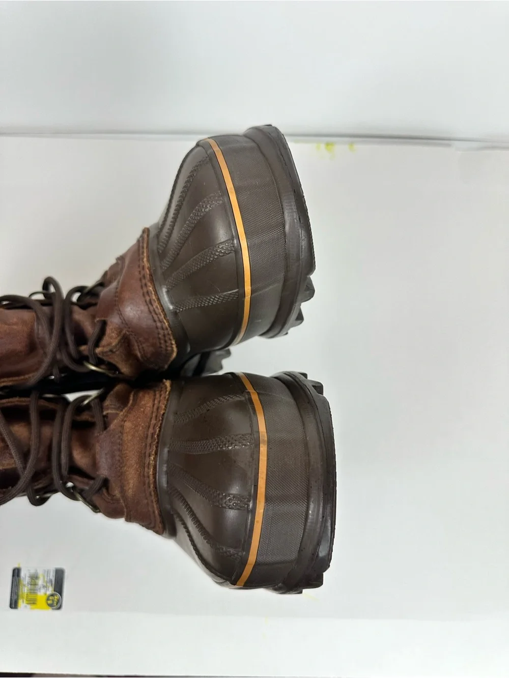 Sorel Kananaskis II Men’s Size 9.0 Brown Leather Insulated Snow Boots LM1002-200